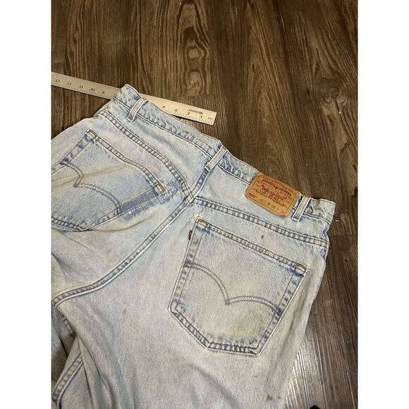 Vtg 1998 USA Levi's 560 Loose Fit Tapered Leg Denim Jeans Size 38x32 - Picture 9 of 12